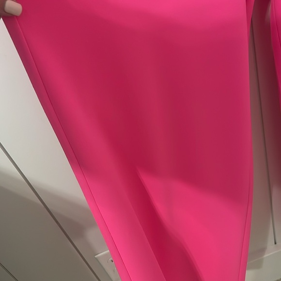 FLATTERING! Express One Piece Wide Leg Strapless - Hot Pink- Size Medium. - Picture 5 of 12